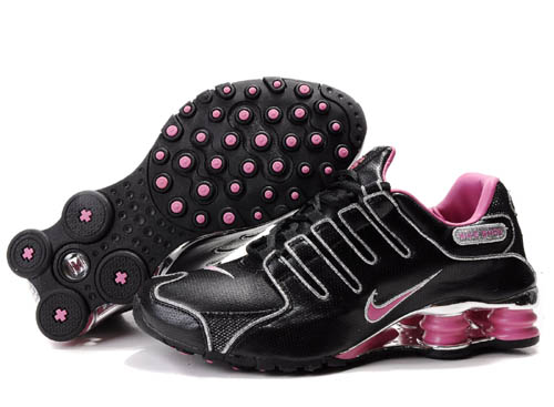 Womens Nike Shox Nz Sl Si Shoes Black Pink